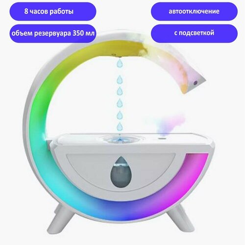 Светодиодный антигравитационный увлажнитель воздуха с многоцветной подсветкой для дома 330100₽