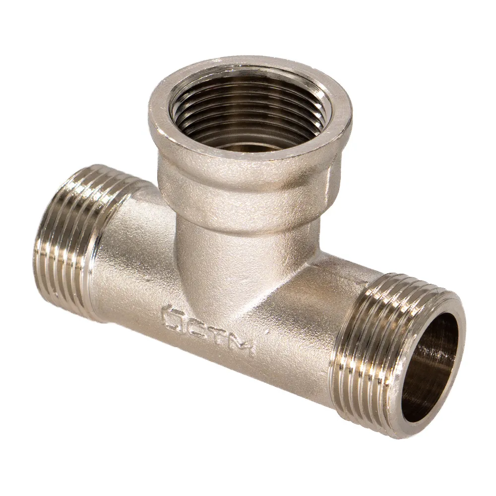 фото Тройник CTM CRTMFM12, 1/2 дюйма, наружная-внутренняя-наружная резьба