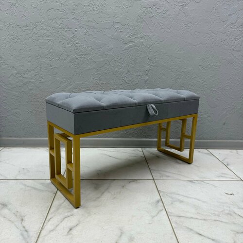 Банкетка в прихожую для обуви с ящиком для хранения STEEL MEBEL Обувница с сидением Размер 100х35х55см 17000₽