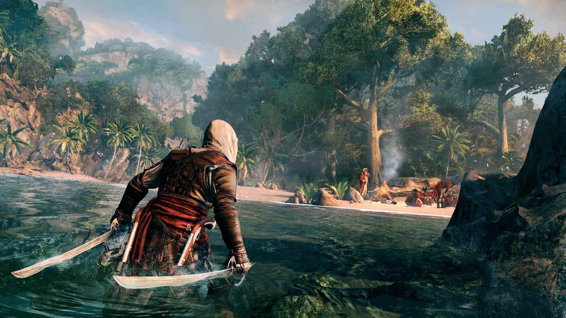 Игра Assassin's Creed IV Black Flag (Черный флаг) (PlayStation 4, Русская версия) — фото 1