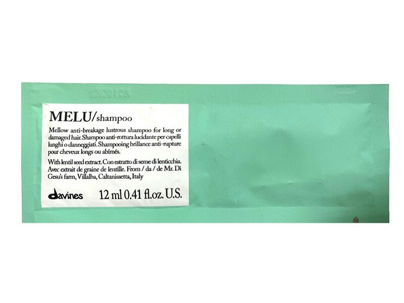 DAVINES - MELU/shampoo - Шампунь для предотвращения ломкости волос, 12 мл