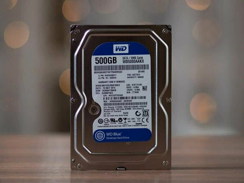 Жесткий диск для настольного ПК WD Blue 3,5 дюйма, 500Гб, SATA III — фото 1