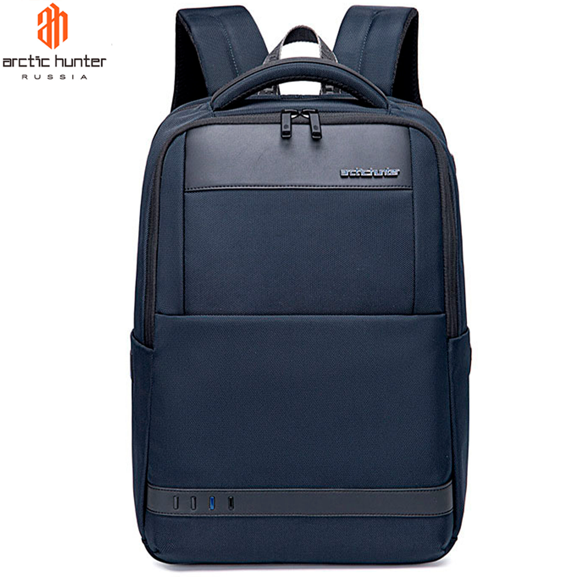 Рюкзак мужской городской, черный, повседневный, водонепроницаемый, школьный, для путешествий, для ноутбука, 22 л, Arctic Hunter синий