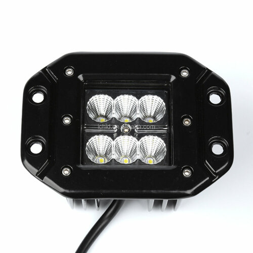 Прожектор автомобильный LED 4,8-дюймовый квадратный, мощностью 18 Вт, световой поток 1800lm арт. LDWL-099A-02