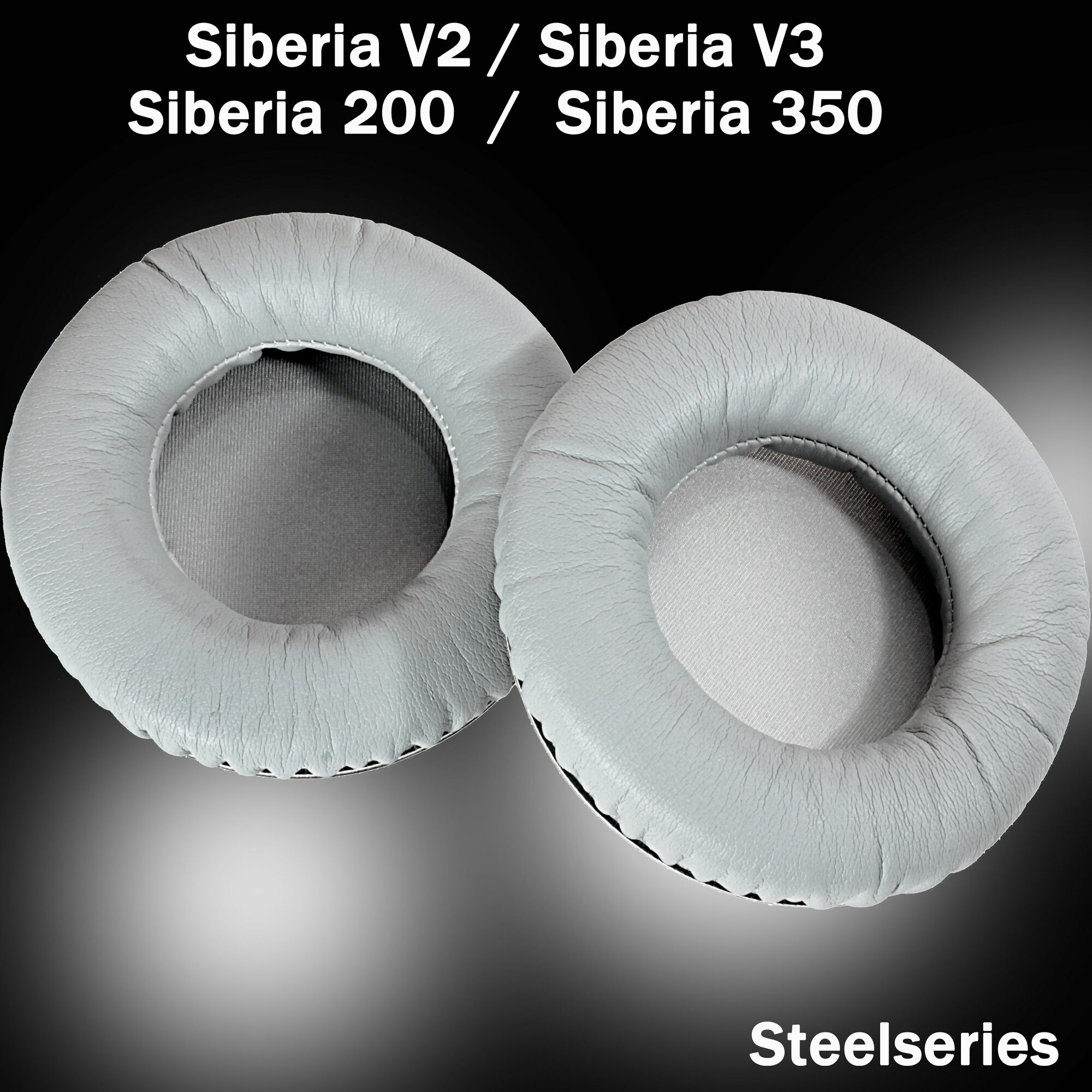 Амбушюры Steelseries Siberia V2 / V3, Siberia 200 / 350 серые