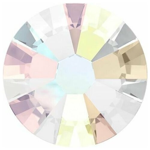 ТД00628 2038 Стразы Swarovski плоские с клеем SS 10 Crystal AB -30шт 624₽
