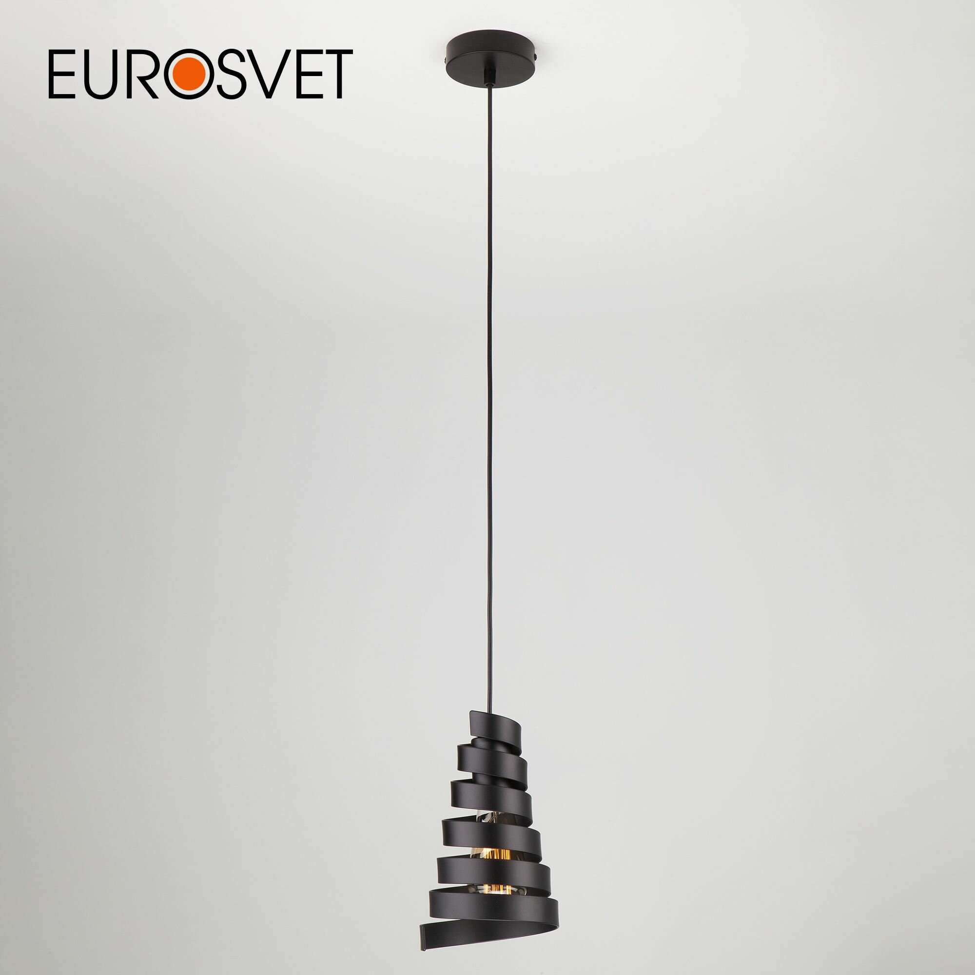 Подвесной светильник в стиле лофт Eurosvet Storm 50058/1 черный IP20