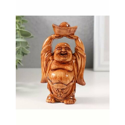 Нэцкэ Хотей Со слитком золота 67х43х11 см 857₽