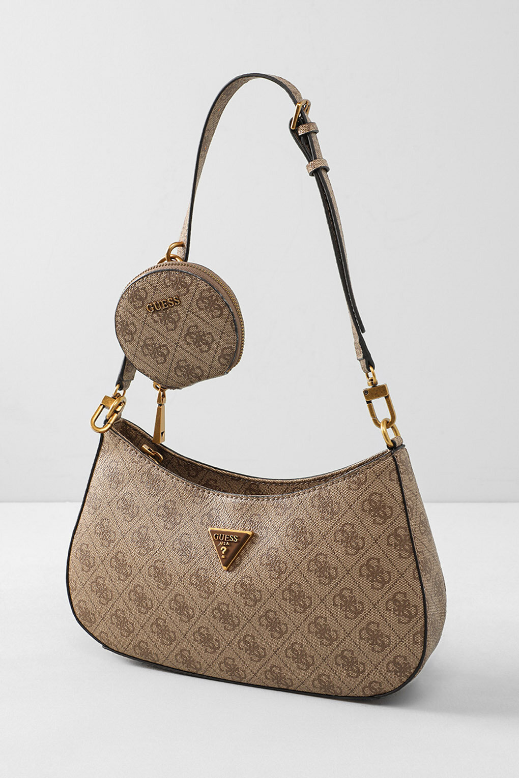 фото Сумка Guess, бежевый