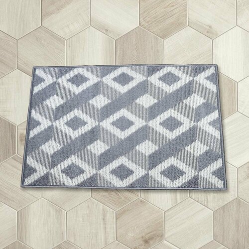 Коврик 60*90 см серый 