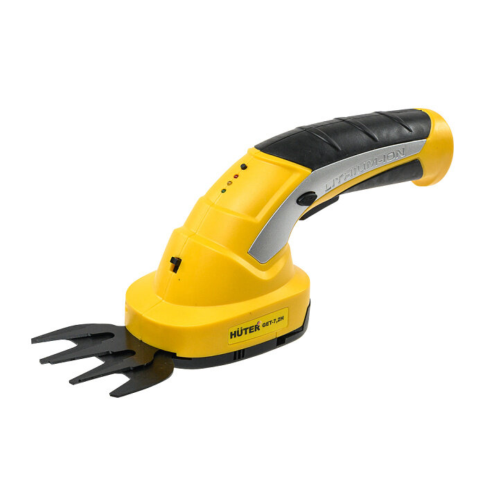 фото Кусторез аккумуляторный HUTER GET-7,2 (Yellow)