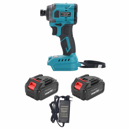 Беспроводной ударный шуруповёрт Heimerdinger LB179 2 батарея 4 Ач 8159₽