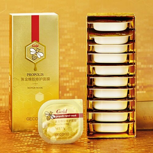 Маска с прополисом и золотом / Антивозрастной уход