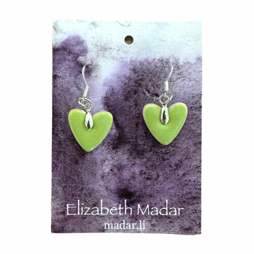 Серьги DARIDARI, зеленый