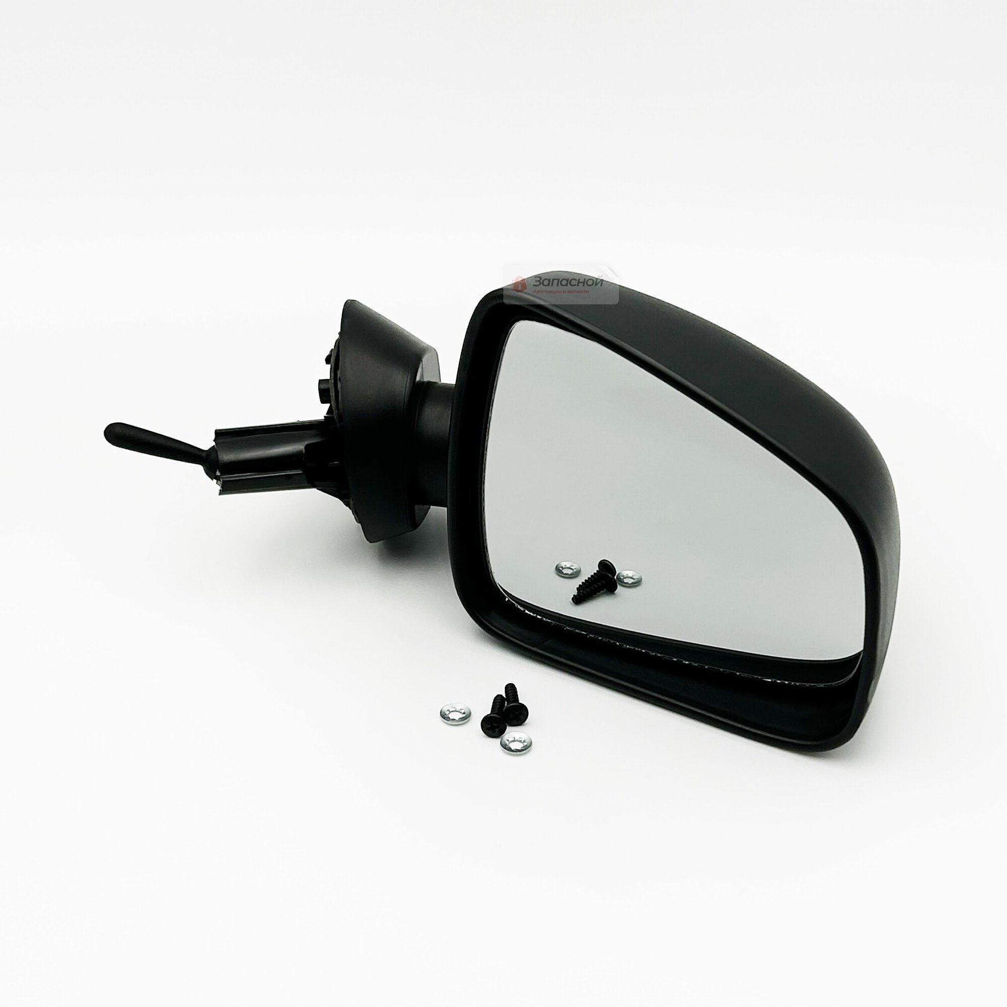 Зеркало заднего вида правое механическое с обогревом для а/м Lada Largus, Renault Logan I Рестайлинг, Sandero I, Duster I, Nissan Terrano III - Автоблик арт. R90.8201120 (110)