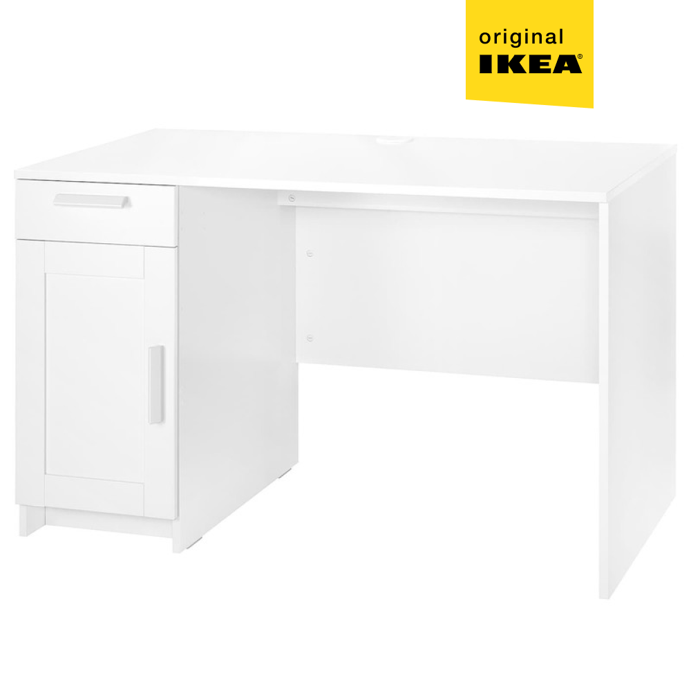 фото Письменный стол икеа IKEA Brimnes Бримнэс, 120х65 см, белый (оригинал)