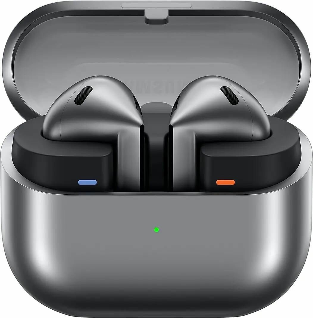 Наушники Galaxy Buds 3, Bluetooth, вкладыши, серебристый [sm-r530nzaacis]