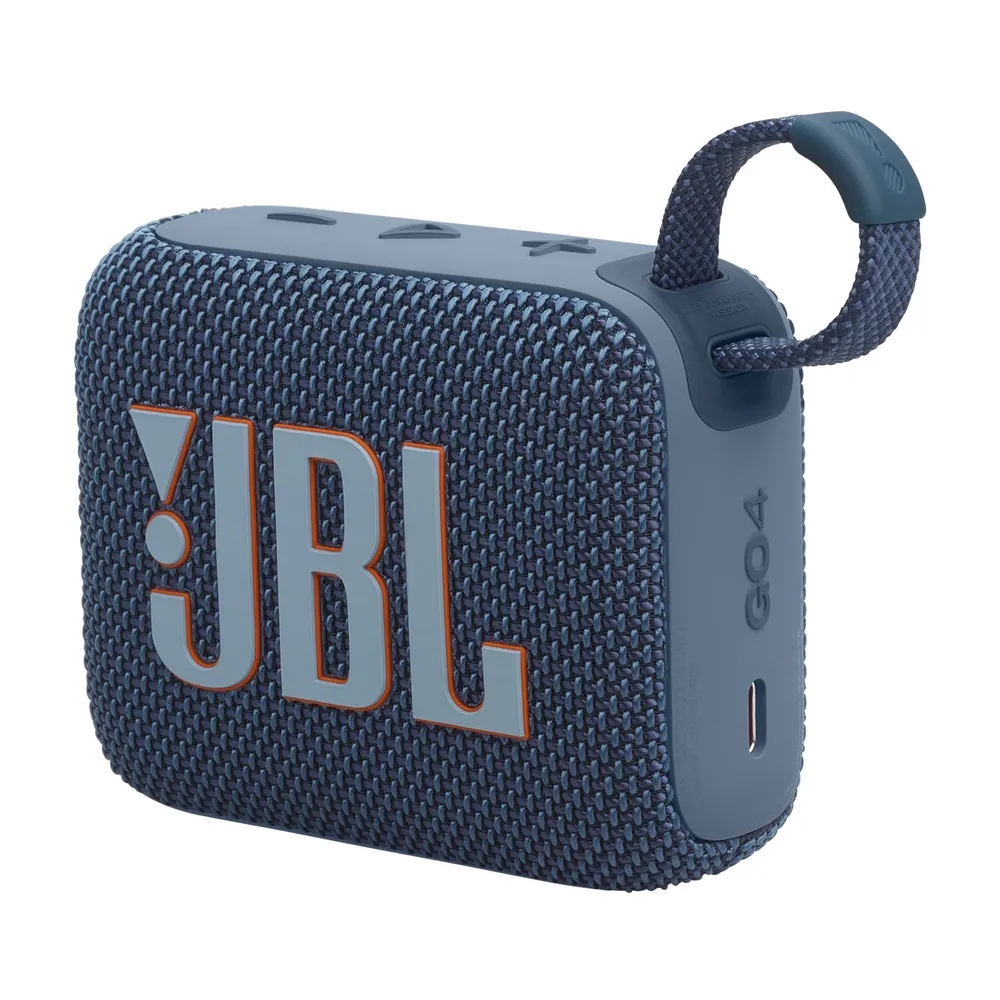 Портативная акустика JBL GO 4, Blue (синий), USB Type-C, IP67