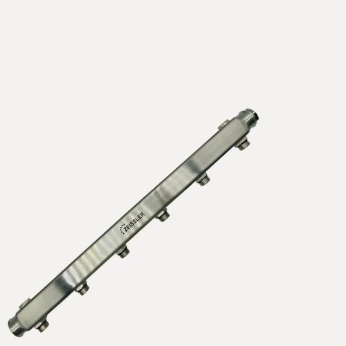 Изображение товара Коллектор из нерж. стали с межосевым расстоянием выходов 100 мм.1"*1/2"-6 выходов