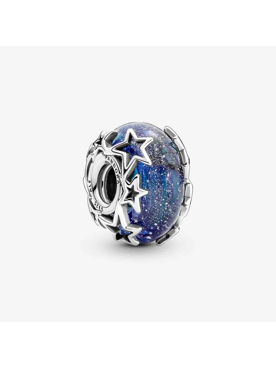 Шарм Пандора Galaxy Blue & Star Murano
