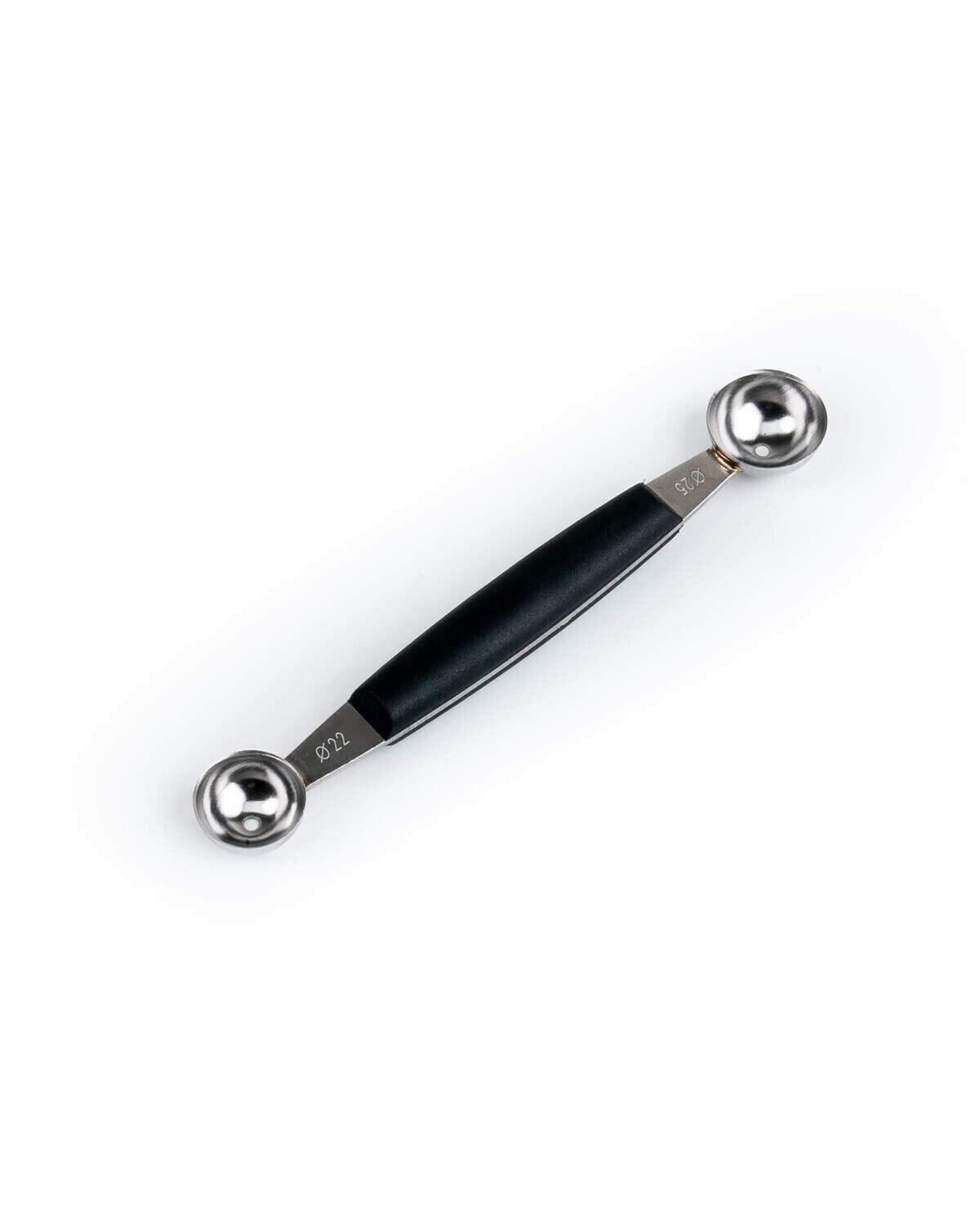 Нож-выемка Atlantic Chef, круглый, двухсторонний, 2.5/2.2 см, черный