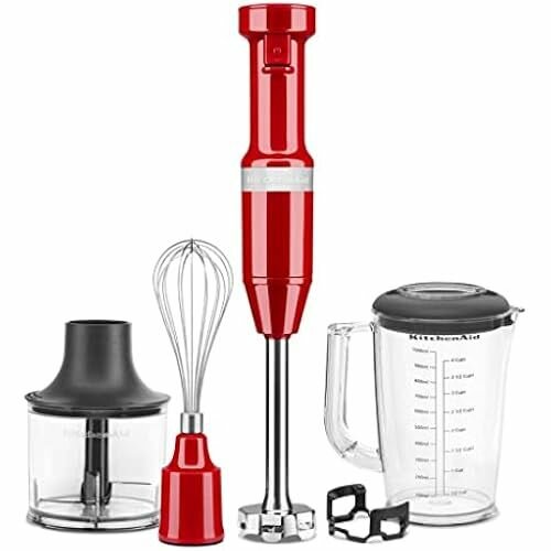 KitchenAid 5KHBV83EER погружной блендер красный
