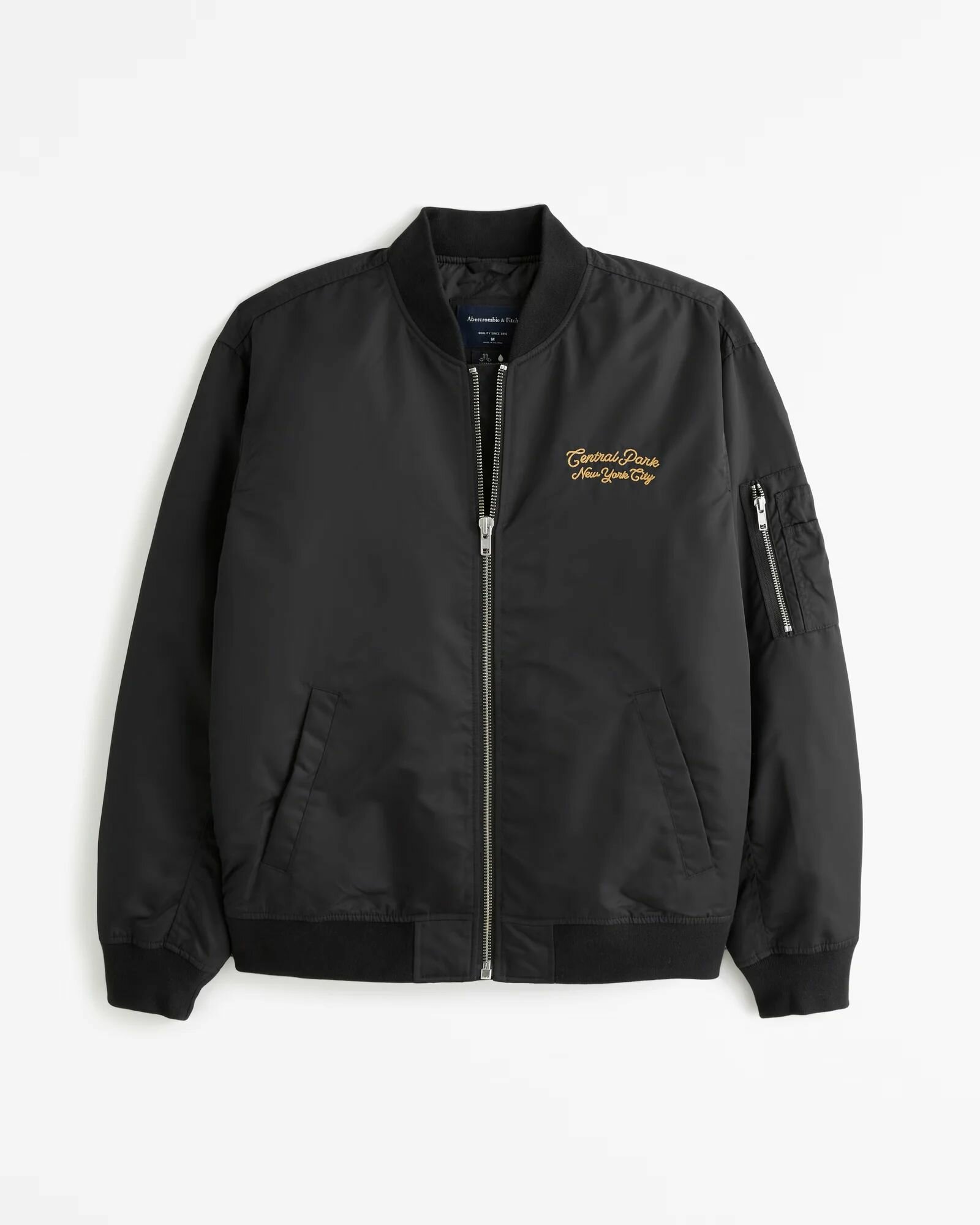 Куртка Abercrombie & Fitch, размер M, черный