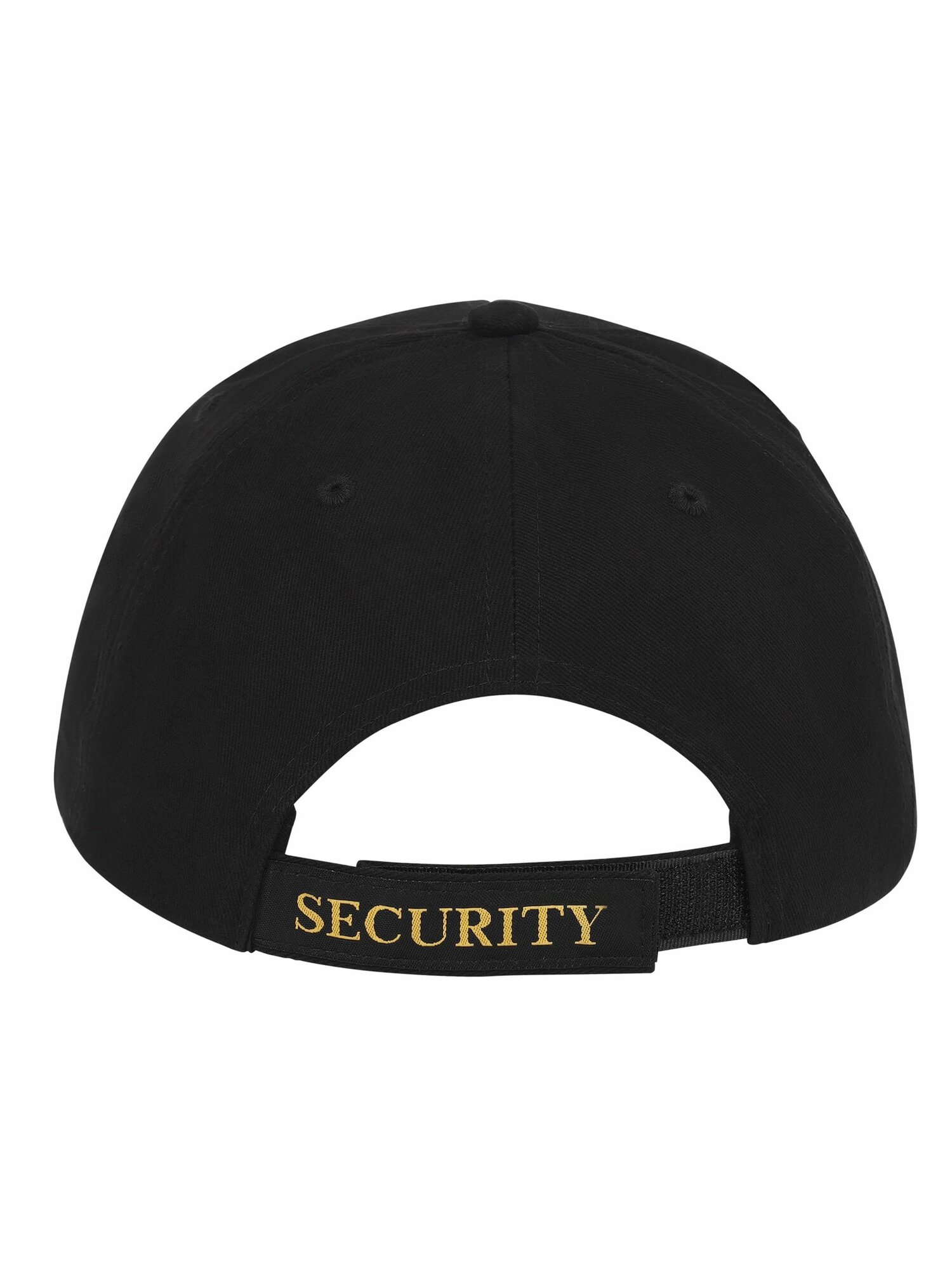 Бейсболка Rothco Security Deluxe Low Profile Cap, цвет черный с золотым, размер ONE SIZE. — фото 1