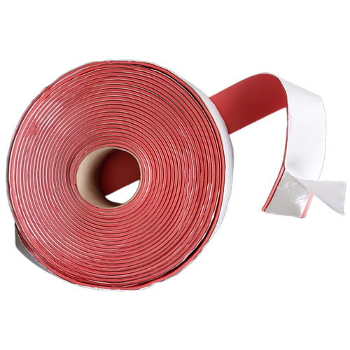 Лента вибродемпфирующая самоклеящаяся шумоборец, ширина 50мм, длина 12м, красная