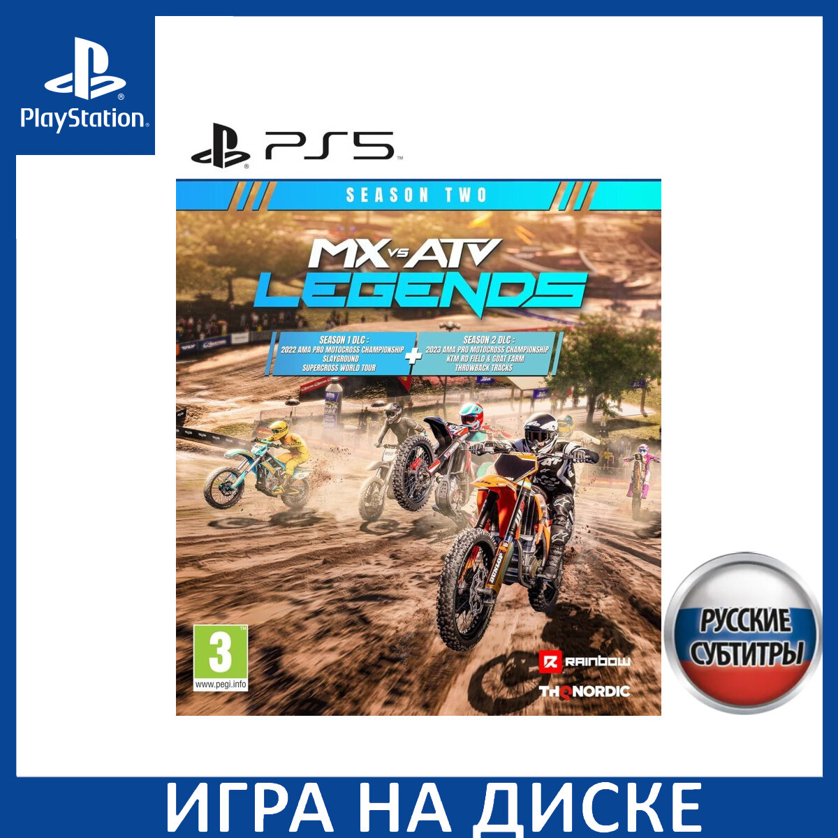 Игра MX vs ATV Legends Season Two PS5 Русская Версия Диск на PlayStation 5