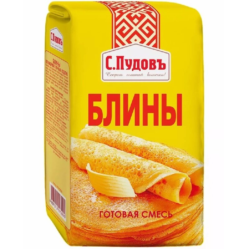Мучная смесь С. Пудовъ "Блины" /бум. пакет/ 500г
