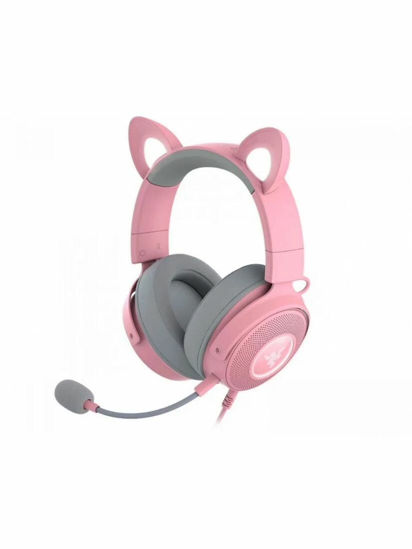 Гарнитура проводная RAZER Kraken Kitty Ed. V2 Pro Quartz Headset (RZ04-04510200-R3M1)