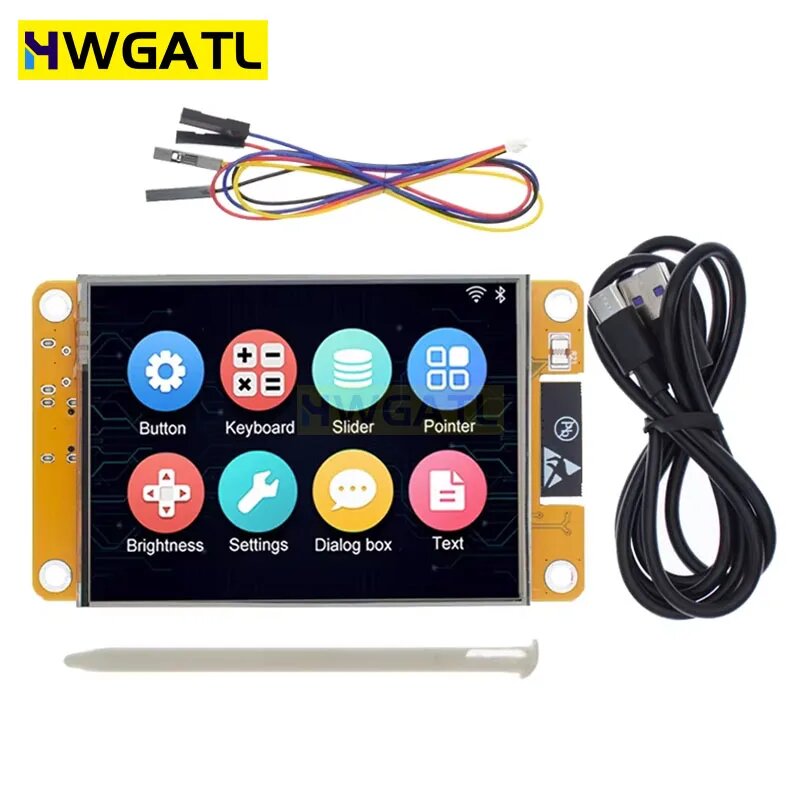 ESP32 LVGL WIFI и Bluetooth макетная плата 2,8-дюймовый ЖК-модуль TFT 240*320 умный экран дисплея с сенсорным управлением для Arduino