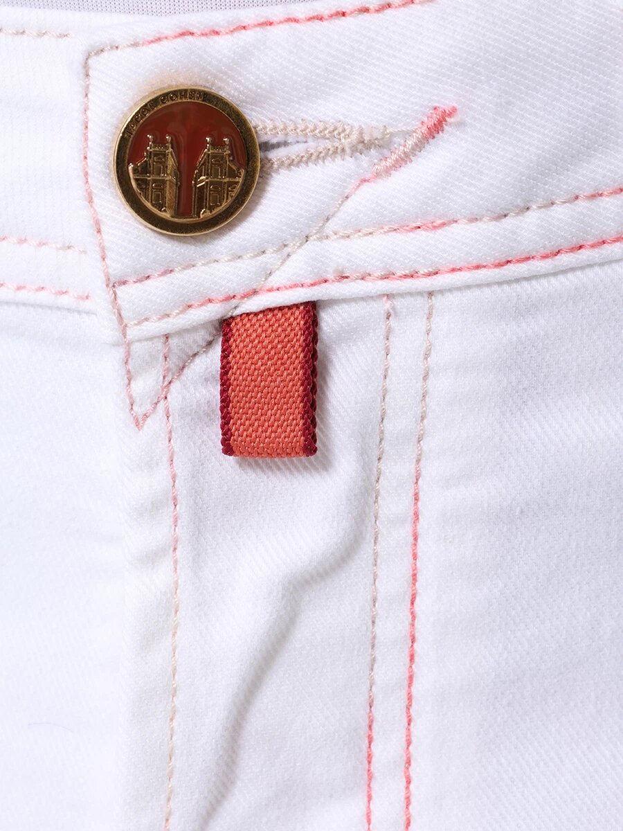 Джинсы Jacob Cohen, размер 46, белый — фото 1