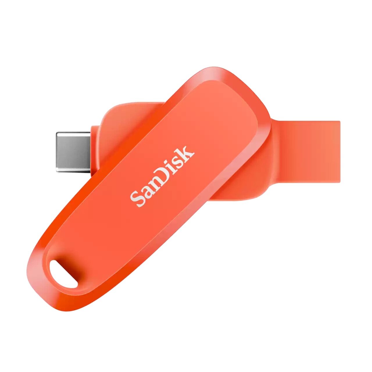 Флеш-накопитель SanDisk 128 ГБ Phone Drive оранжевый USB 3.2/ Type C - Type A