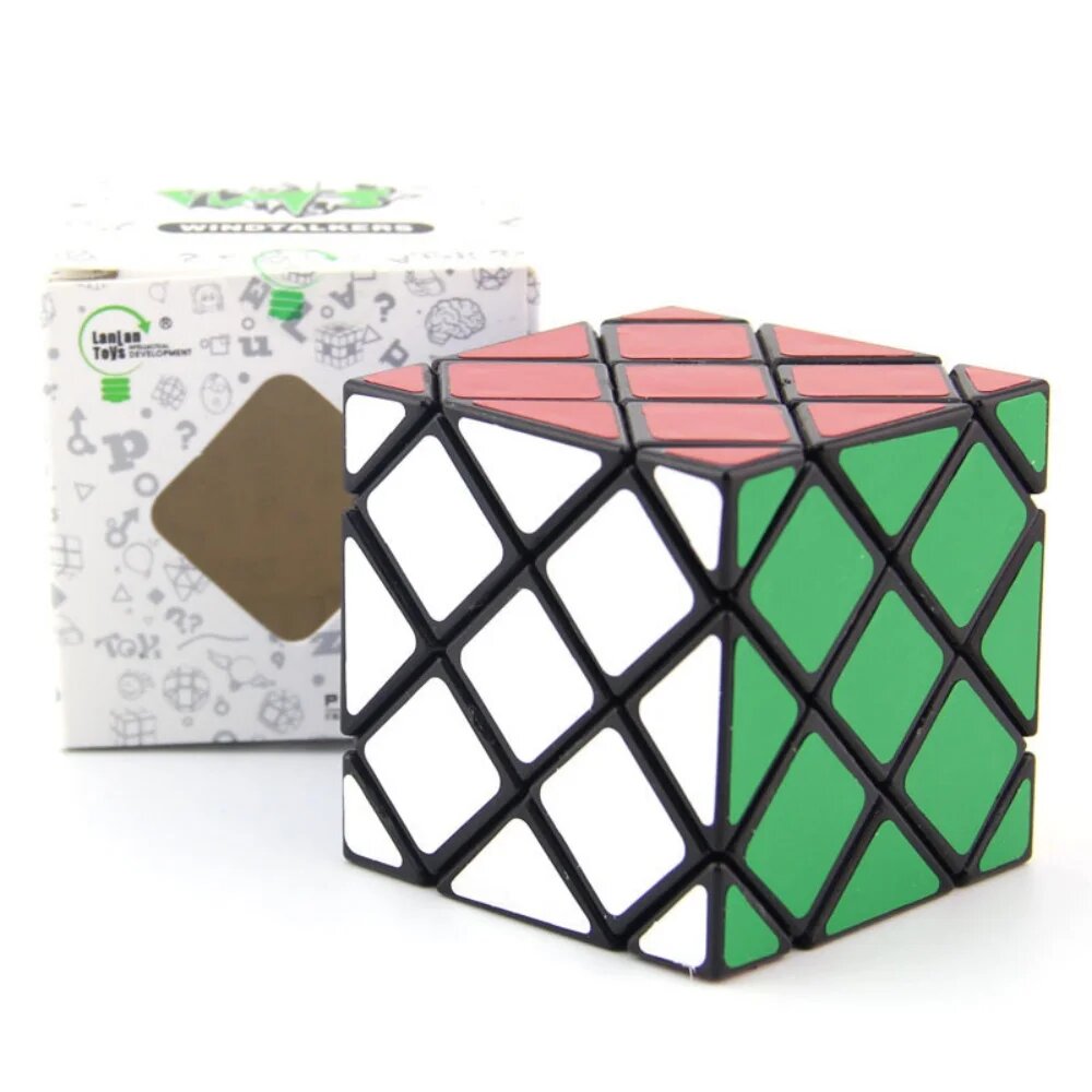 Головоломка коллекционная LanLan Master Skewb, чёрный пластик
