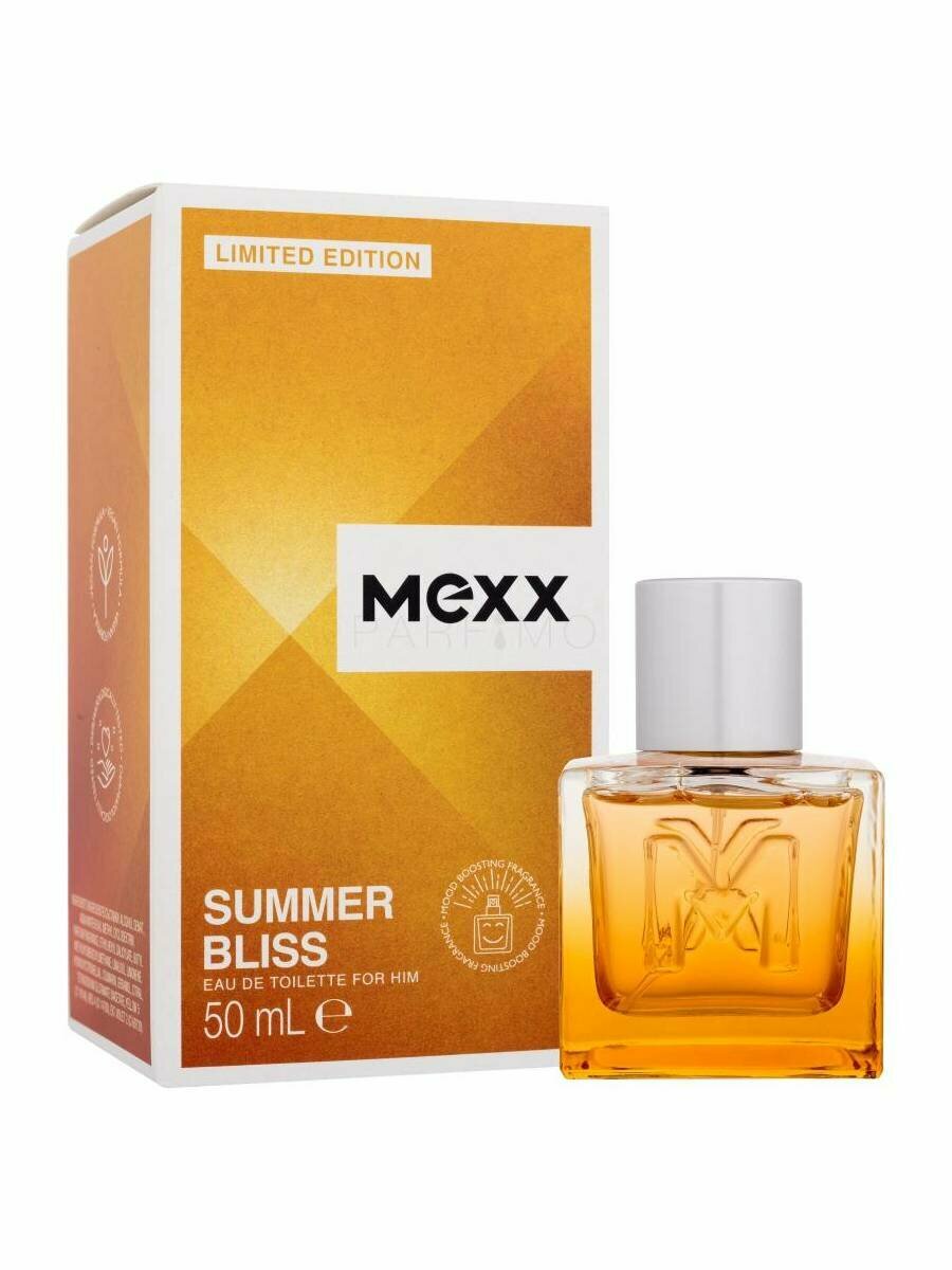 Туалетная вода Мужская Mexx Summer Bliss For Him Limited Edition (edt) 50мл