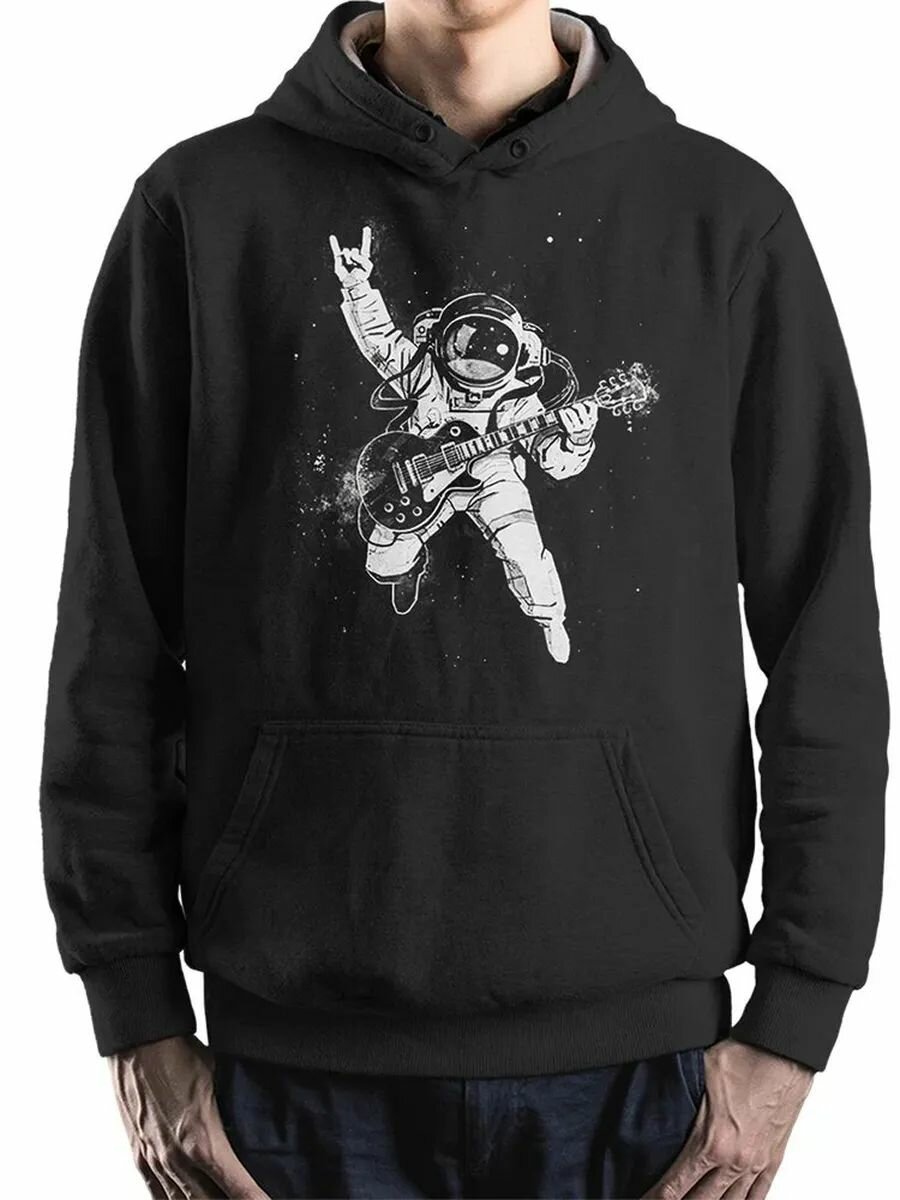 Толстовка Dream Shirts Рок космонавт / Толстовка с капюшоном