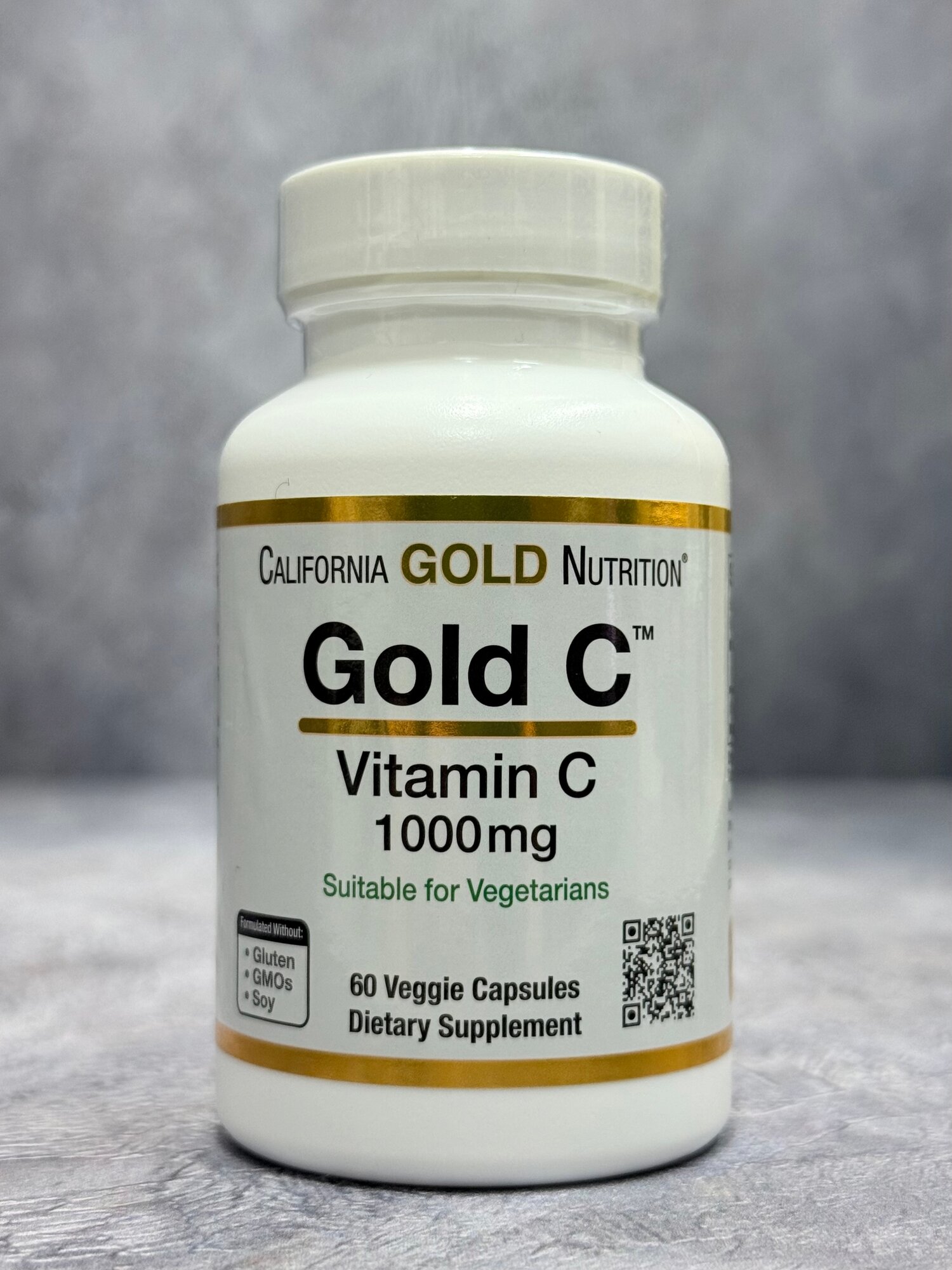 Витами С California Gold Nutrition Gold C 1000 мг 60 капсул