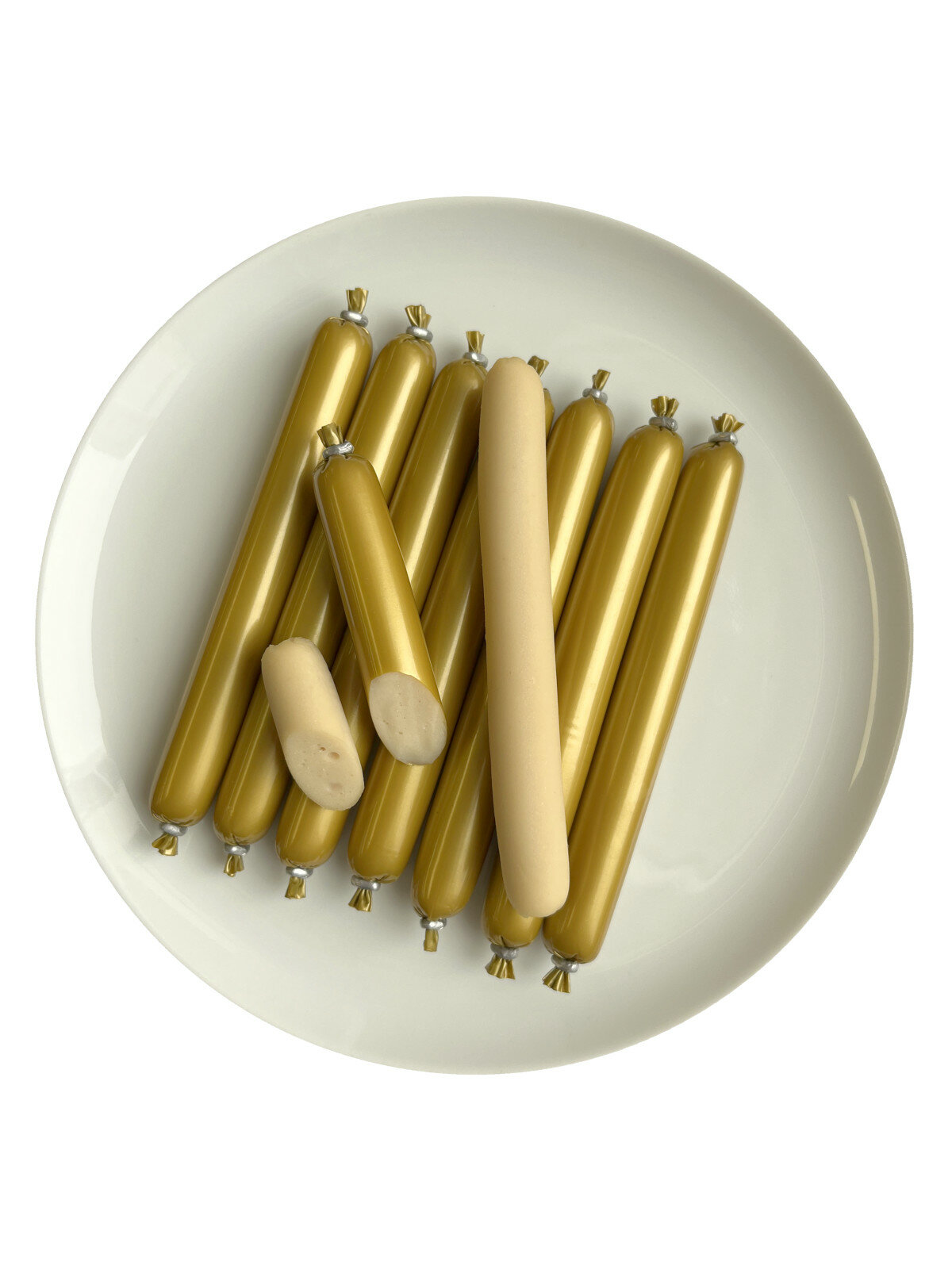 Изображение Лакомство для кошек "Деревенские лакомства" Колбаски Докторские из нежной курицы, 60 гр.