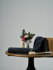 Полотенце банное Ночь Нежна 70х140 см цвет графит, полотенце махровое