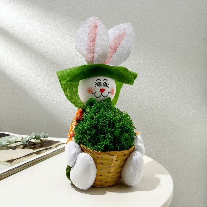 Подставка для цветов на 1 горшок d 8 см h 9 см  Заяц  Greengo