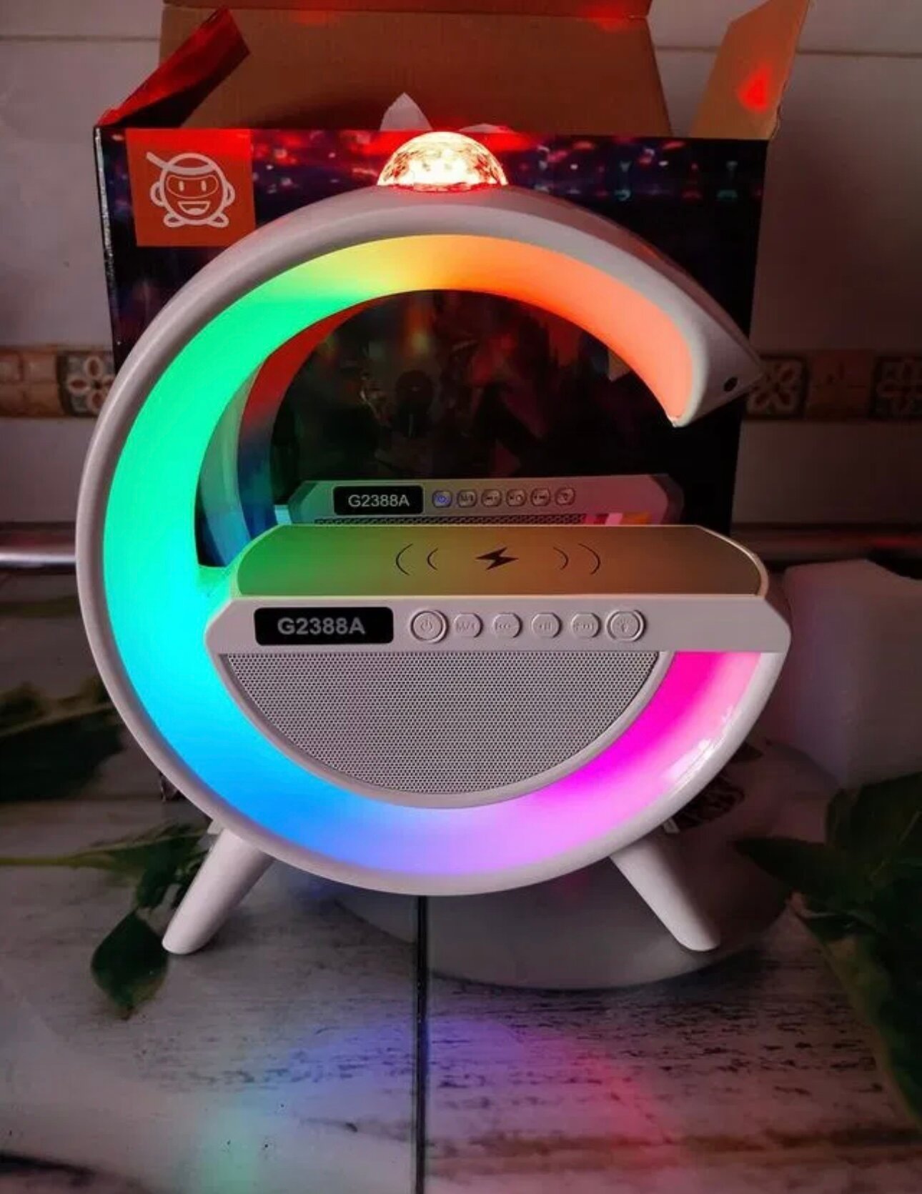 Умная лампа-ночник G2388A с Bluetooth-колонкой , большой размер