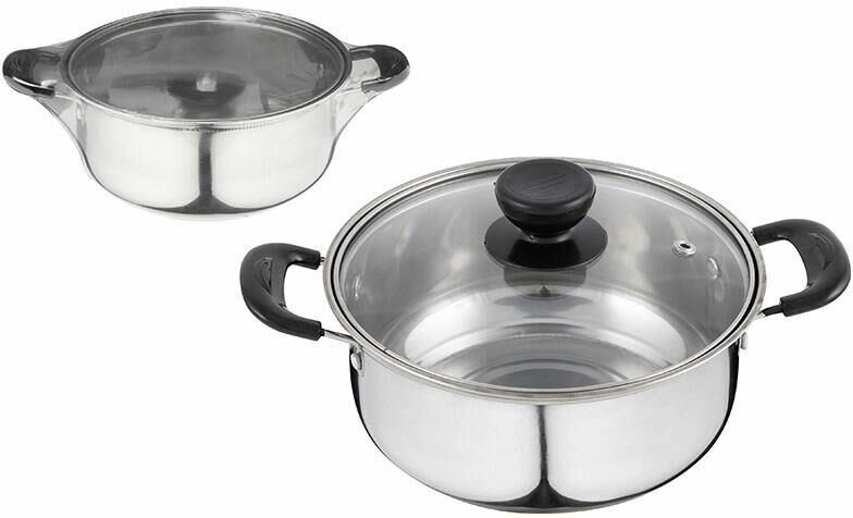 Кастрюля из нержавеющей стали 1,25л. Promo (104613)