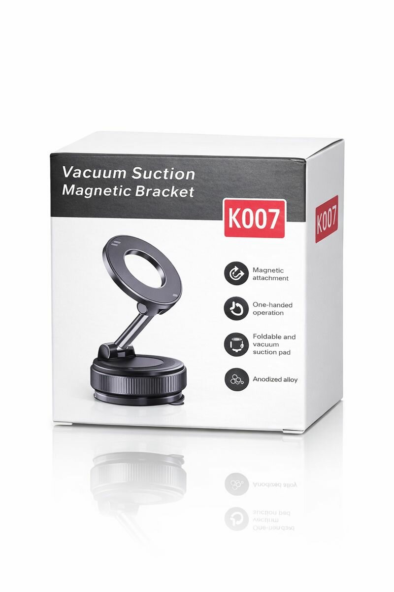 Держатель автомобильный Magnit K007, для Apple, магнитный, чёрный