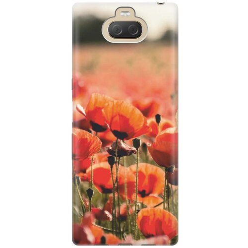 фото Re:pa накладка transparent для sony xperia 10 plus / xa3 ultra с принтом "маки"