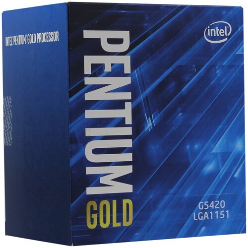 процессор intel pentium gold g6405 box lga 1200 Процессор Intel Pentium Gold G5420 LGA1151 v2, 2 x 3800 МГц, BOX