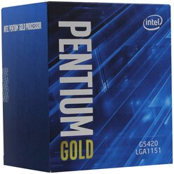 Процессор Intel Pentium Gold G5420 LGA1151 v2, 2 x 3800 МГц, BOX