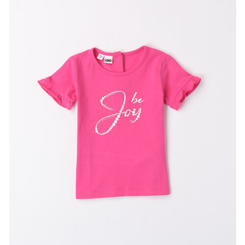 Футболка Ido, размер 7A, розовый, фуксия футболка ido размер 7a белый