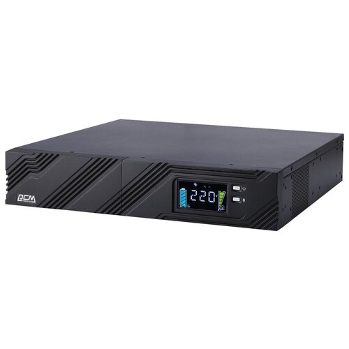 Интерактивный ИБП Powercom SMART King PRO+ SPR-1000 LCD черный 800 Вт